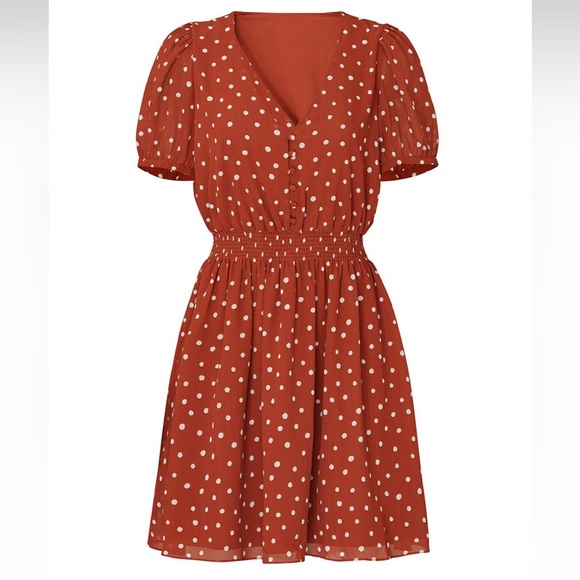 Madewell Smocked Waist Mini Dress - Picture 2 of 5